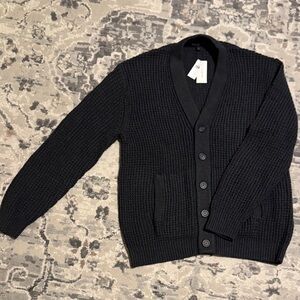 Banana Republic Men's dark grey Cardigan Sweater